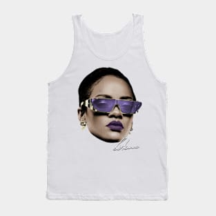 Rihanna Big Face Tank Top